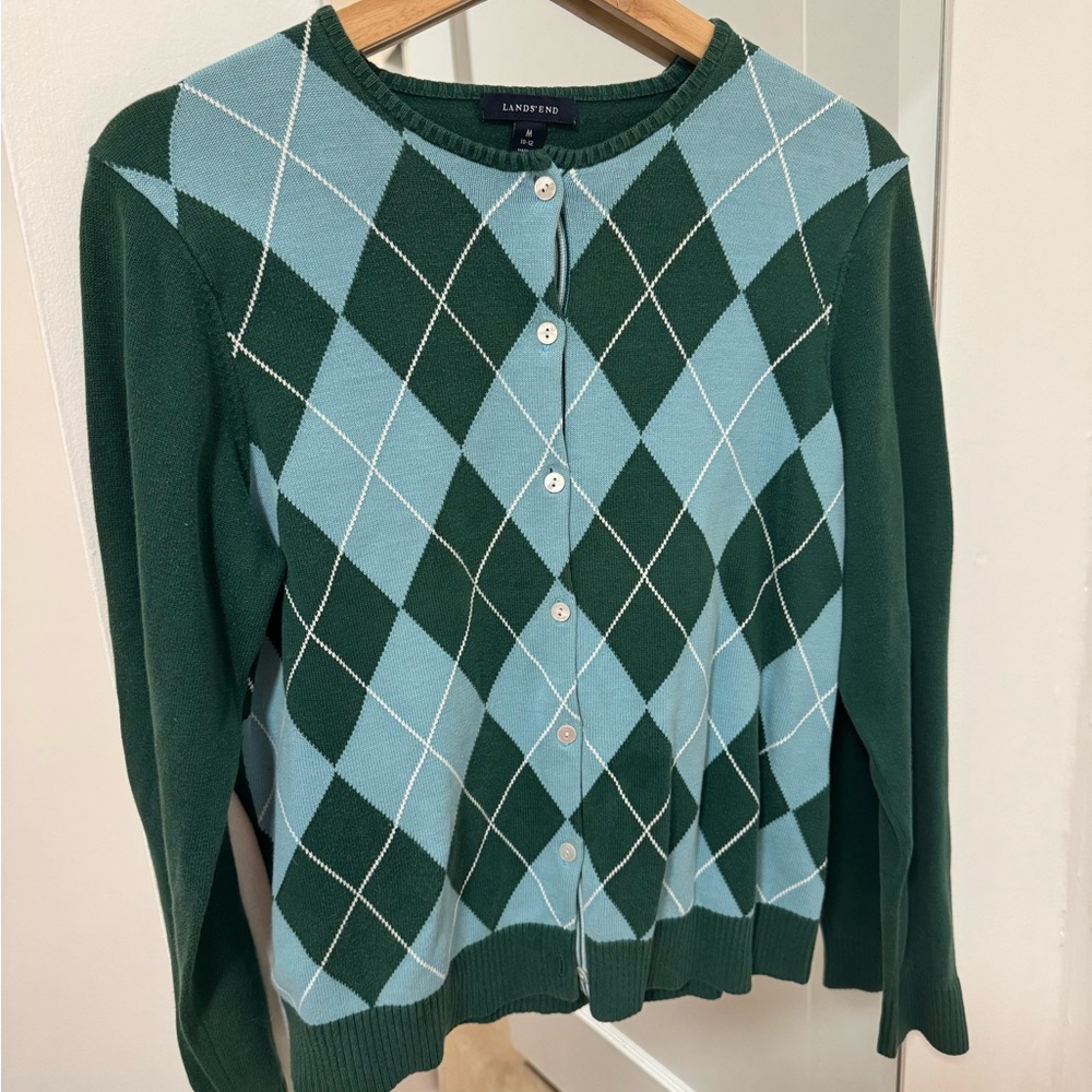 Vintage Argyle Cardigan